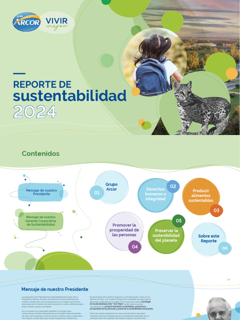Reporte de Sustentabilidad 2024 Arcor | PDF | Sustentabilidad ...