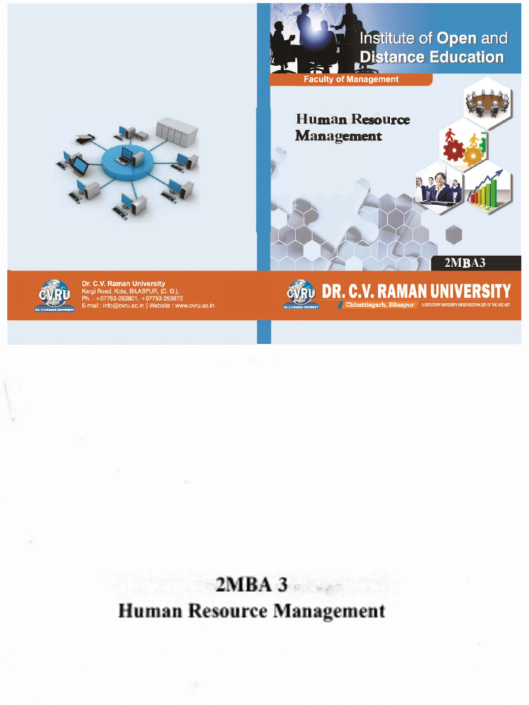 2MBA3 Human Resource Management PDF Human Resources Human