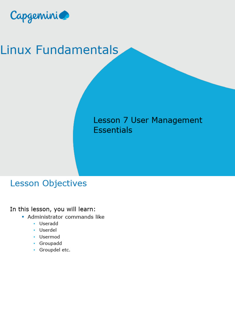 Linux User Management Commands Guide | PDF | Superuser | User (Computing)