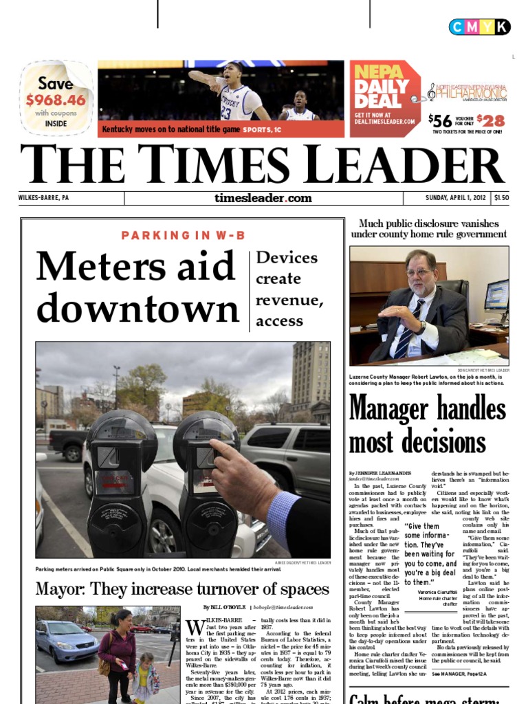 Times Leader 04-01-2012, PDF, Wilkes Barre