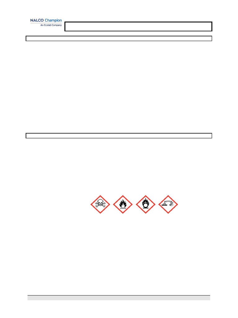 Fisp FDS Us-En-984484-39-Nalco Ec6734a | PDF | Toxicity | Personal ...