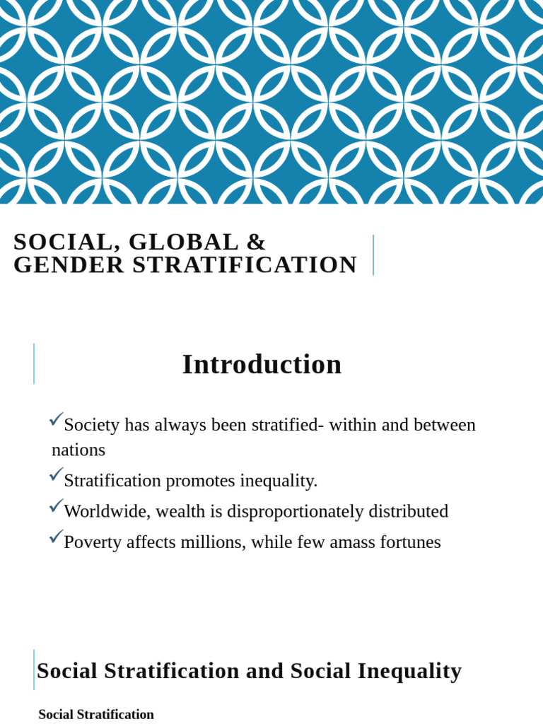 Understanding Social Stratification Dynamics | PDF | Social ...