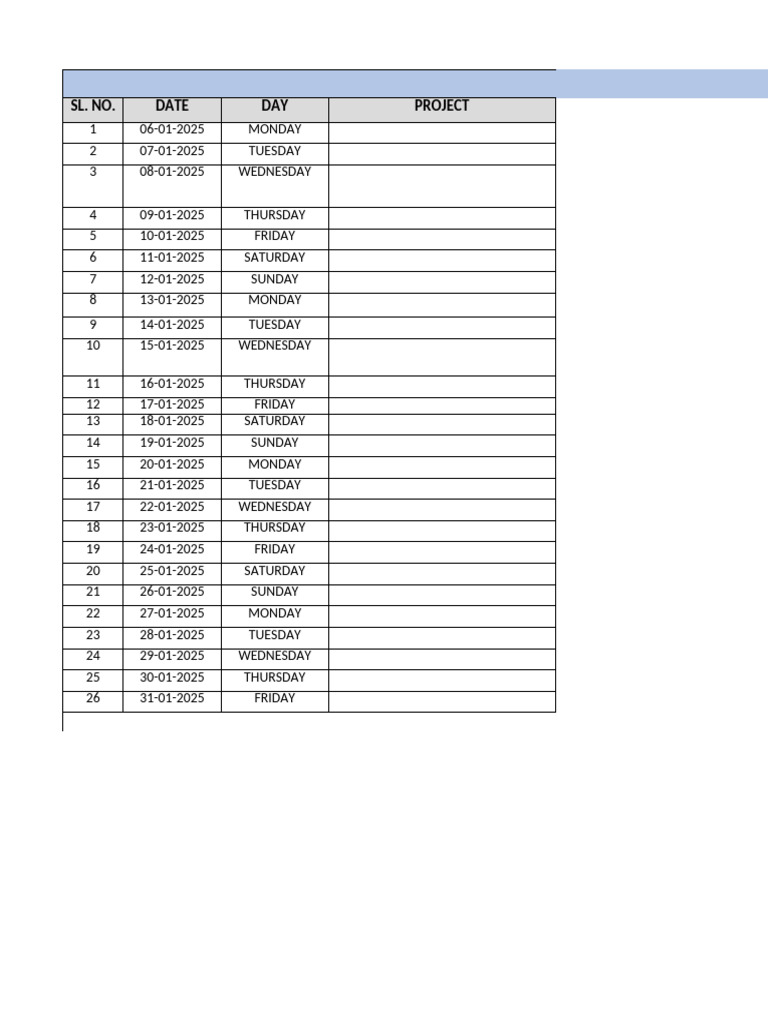 January Log Book 1-2 | PDF