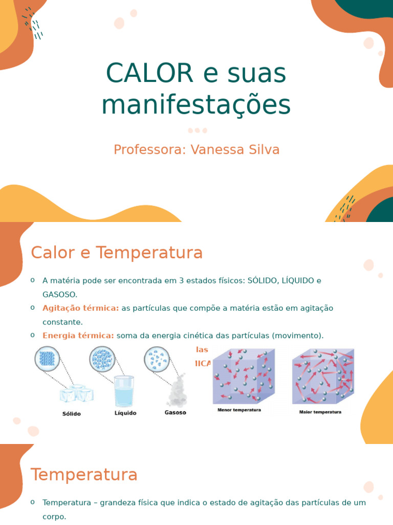 Calor e Temperatura: Conceitos e Medidas | PDF | Temperatura | Calor