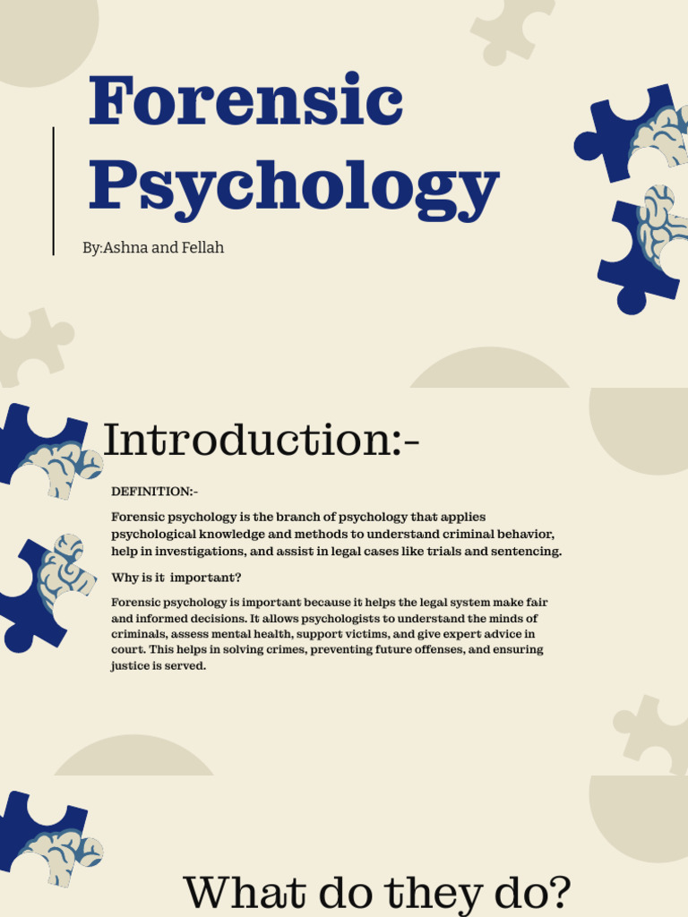 Forensic Psychology | PDF