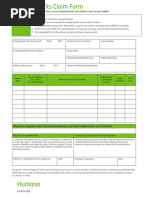 NF-3 Form for No-Fault Claims | PDF | Assignment (Law) | Fraud