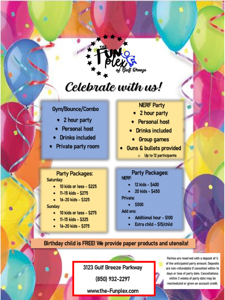 Celebrate With Us!: Up To 12 Participants | PDF