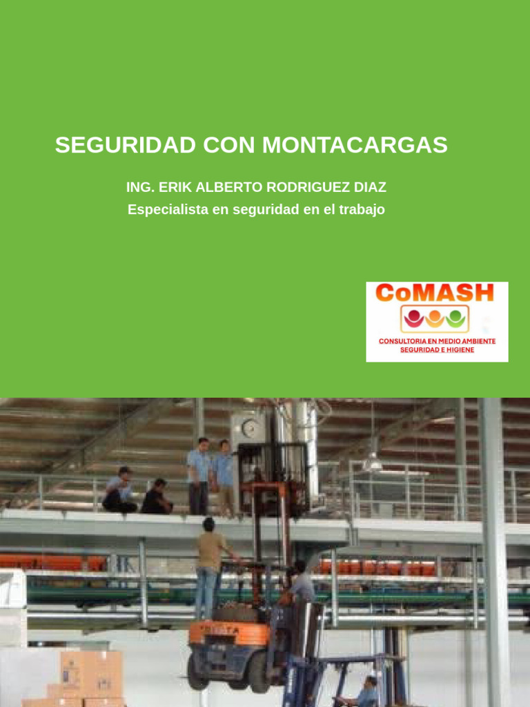 Seguridad en el Manejo de Montacargas | PDF | Máquina elevadora ...