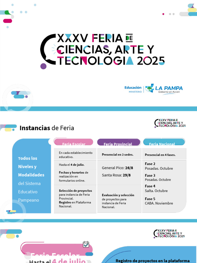 Feria de Ciencias 2025: Fechas y Fases | PDF | Inteligencia artificial ...