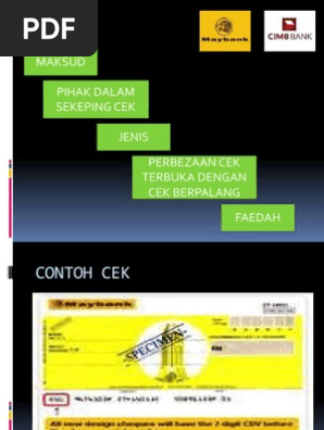 Maksud Pihak Dalam Sekeping Cek Pdf