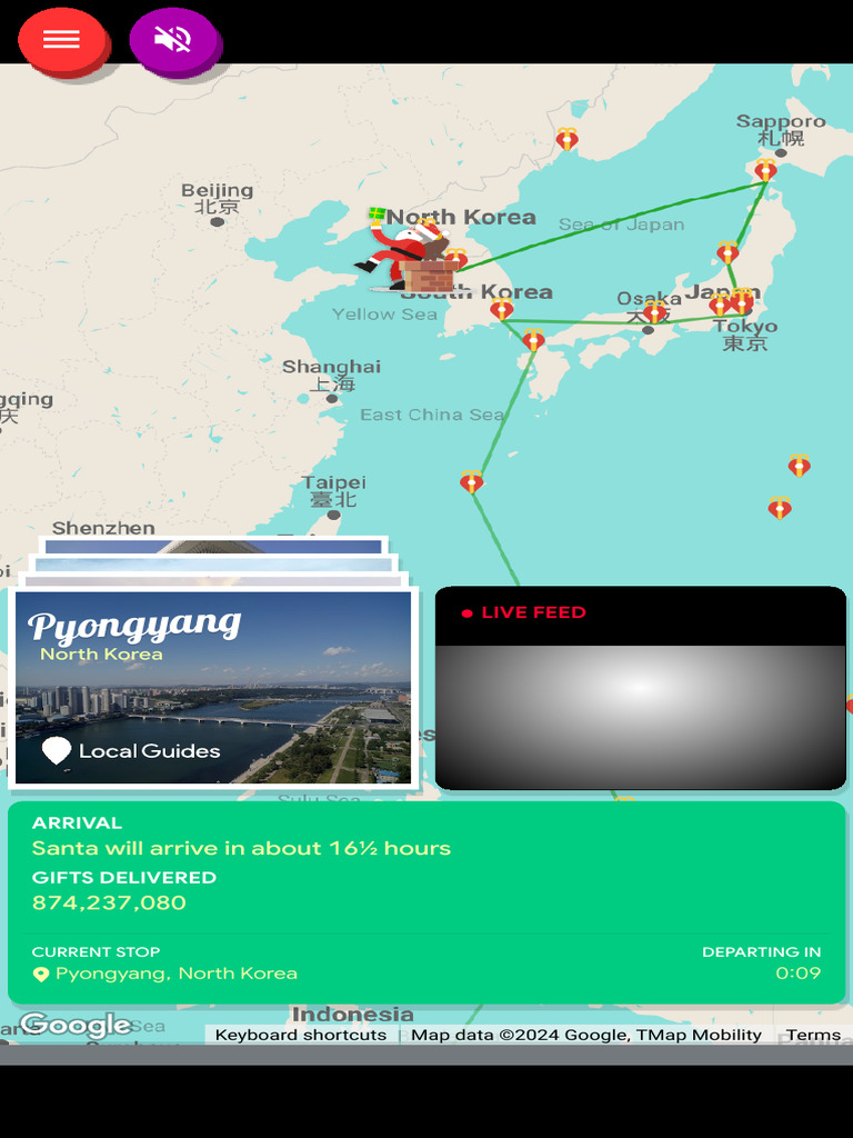 Santa Tracker Live Feed Update | PDF