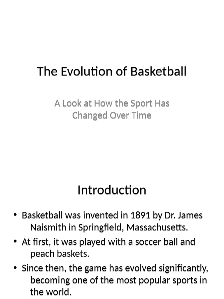 The Evolution of Basketball History | PDF