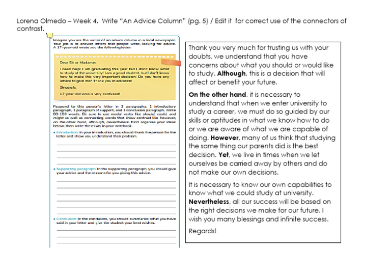 University Study Advice Column | PDF