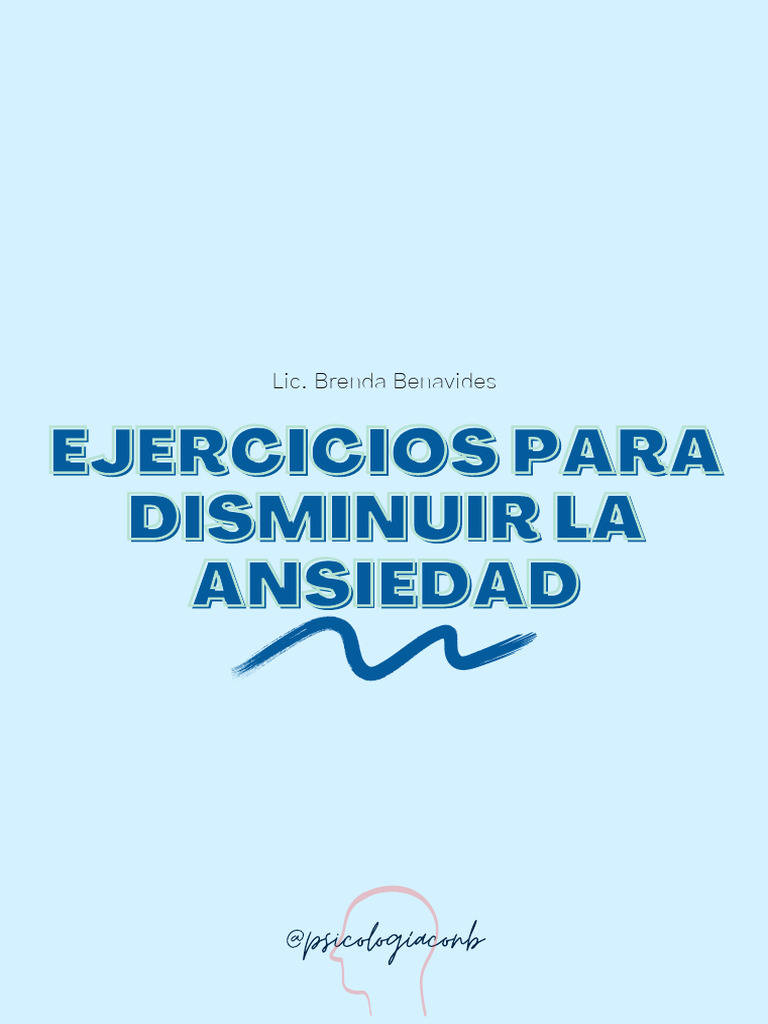 Ejercicios para Disminuir La Ansiedad. PDF 2 | PDF | Ansiedad | Pensamiento