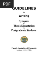 Download Synopsis and Thesis Guidelines by infy_bedi SN87533170 doc pdf