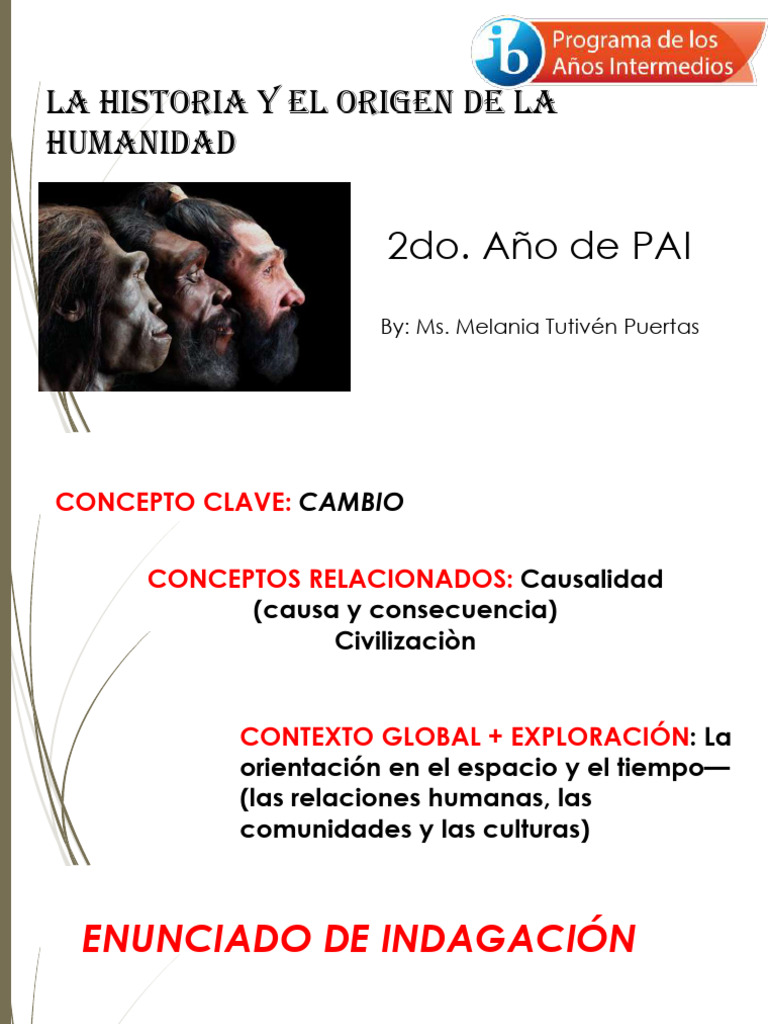 Historia y Origen de la Humanidad | PDF | Homo