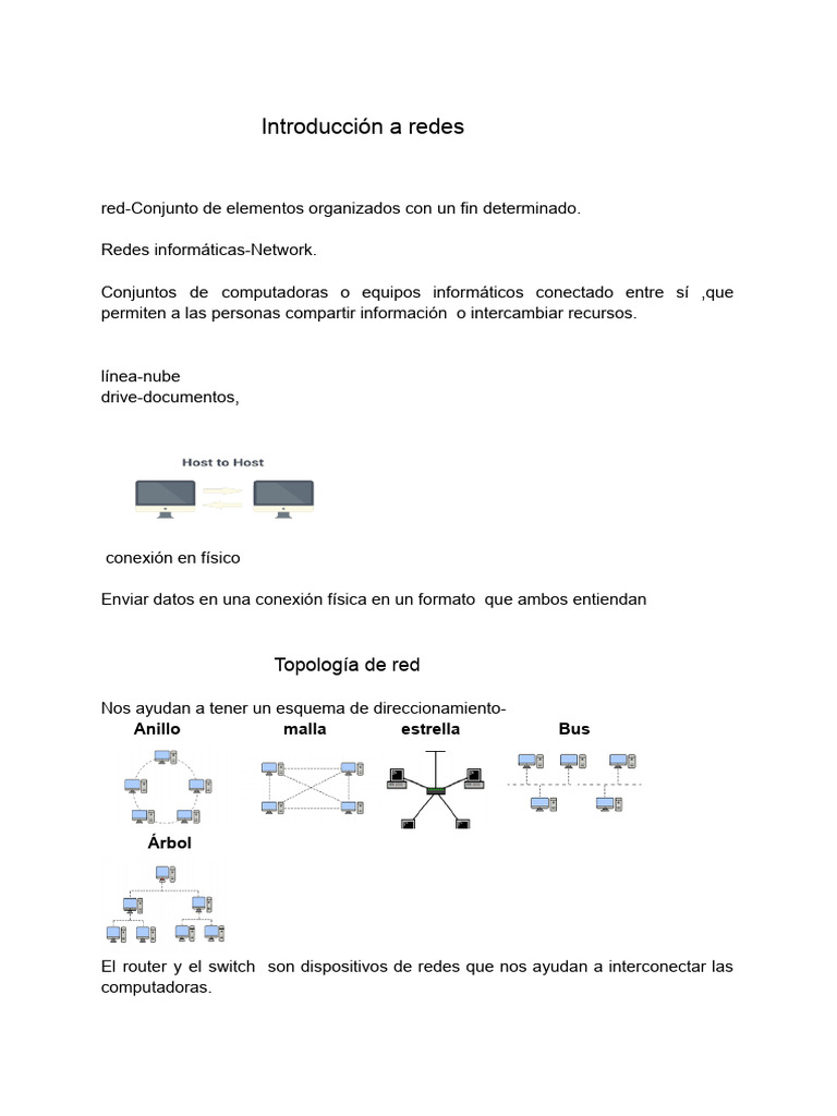 Introduccion A Redes | PDF | Red de computadoras | Enrutador (Computación)