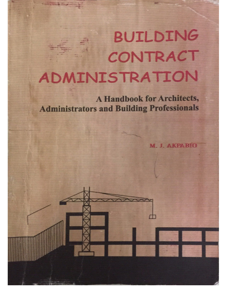 4 Building Contract Administration by Akpabio | PDF
