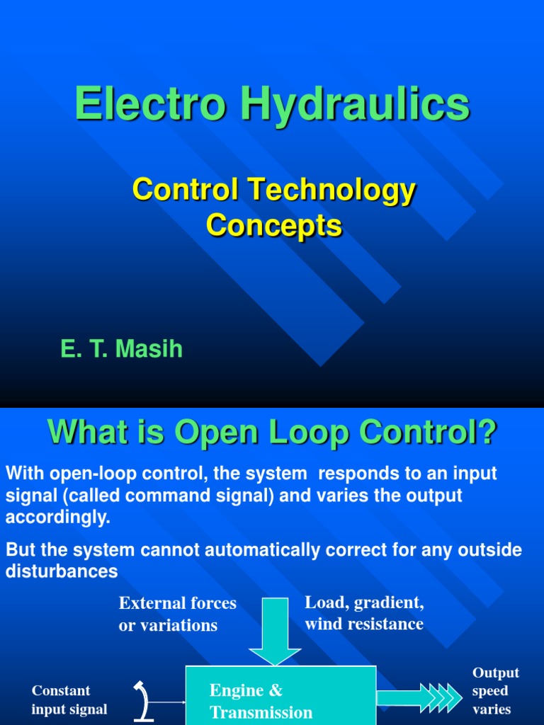Electrohydraulic Control Systems Overview | PDF | Amplifier | Feedback