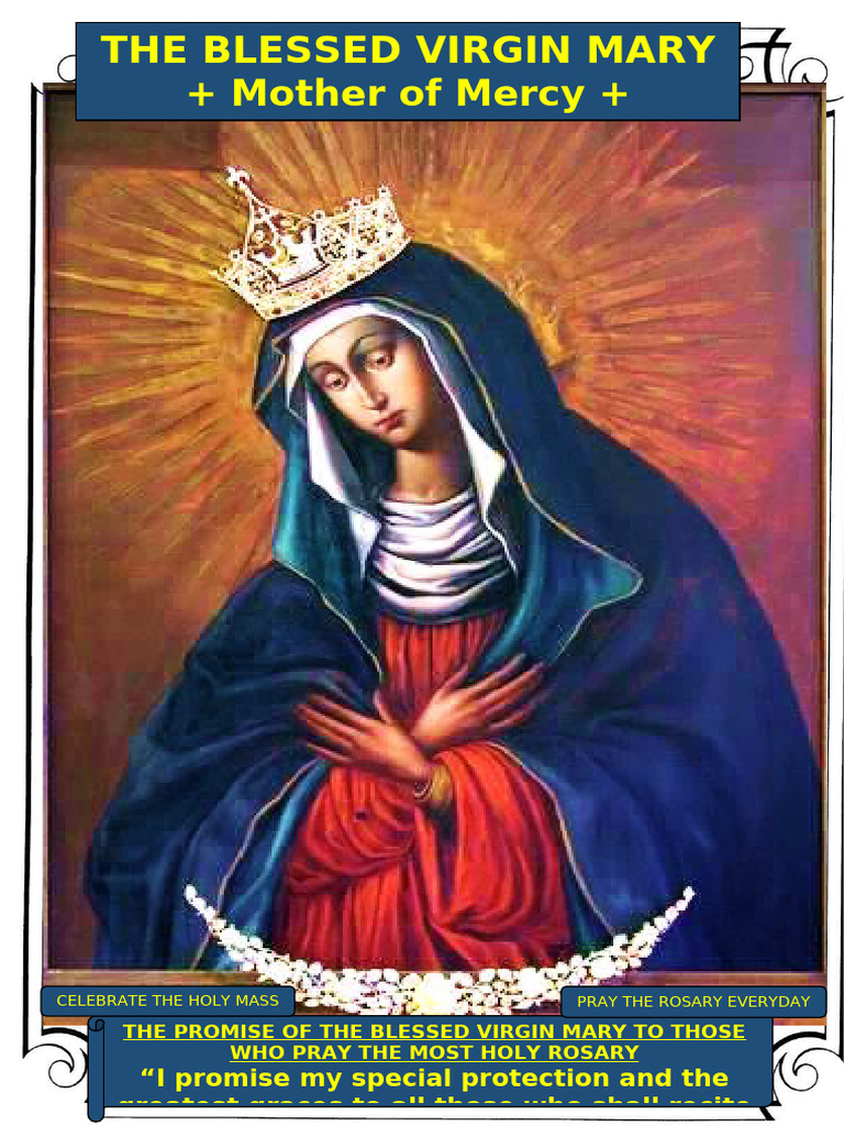 Holy-Image-of-OUR Mother of Mercy-2 | PDF | Rosary | Divine Grace