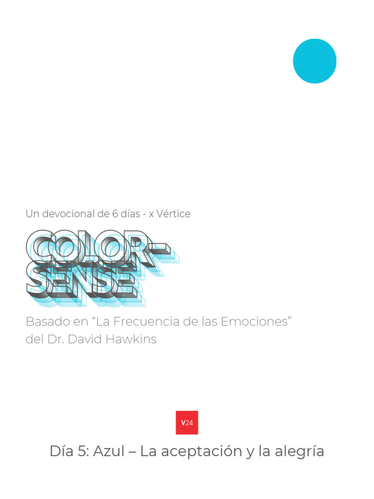 Color - Sense Día 5 | PDF | Amor | Dios