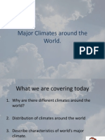 Major Climates Around The World