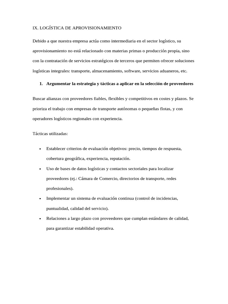 Cap Viii Logistica de Aprovisionamiento | PDF | Logística | Obtención