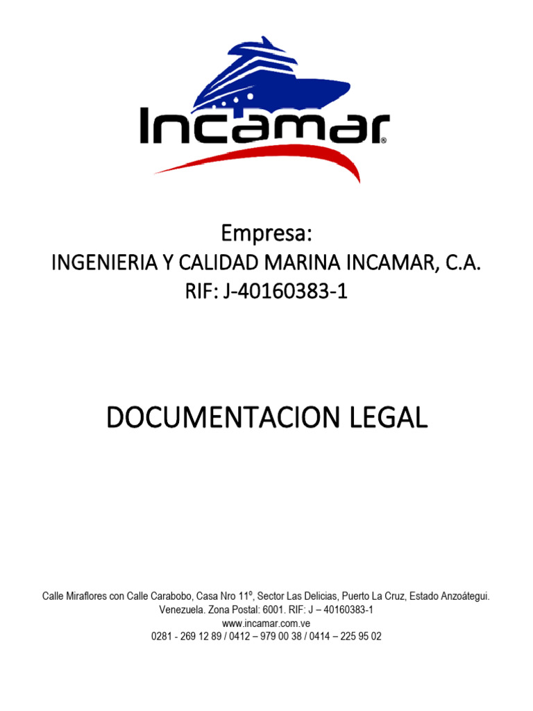 Portada Incamar | PDF