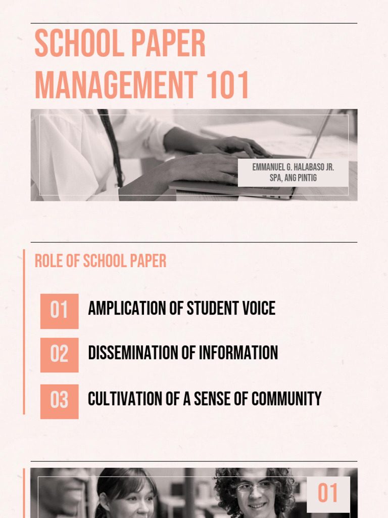 School Paper Management Essentials | PDF