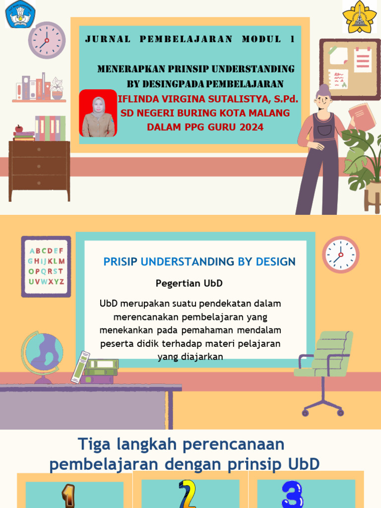Jurnal Pembelajaran Ubd PPG 2024 Modul 1 | PDF