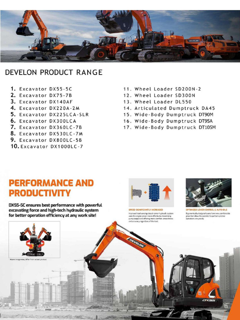 Develon Product Range | PDF