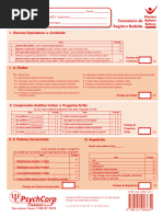 Test de Cribado de Afasia MAST en Español | PDF