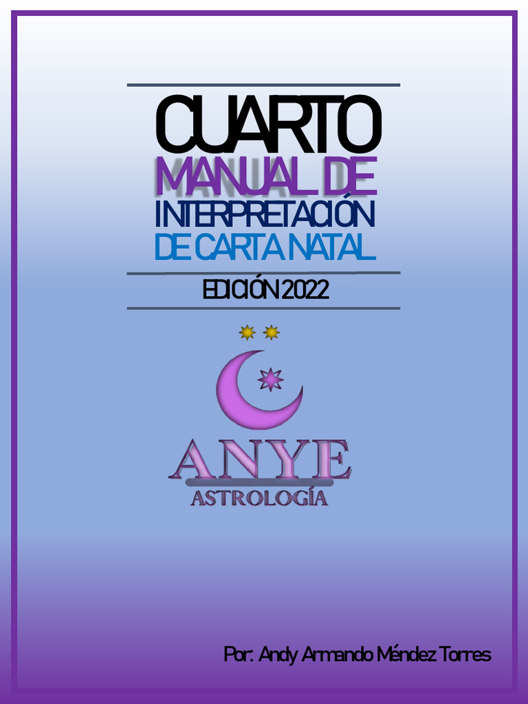 Manual de Interpretación de Carta Natal | PDF | Horóscopo | Astrología