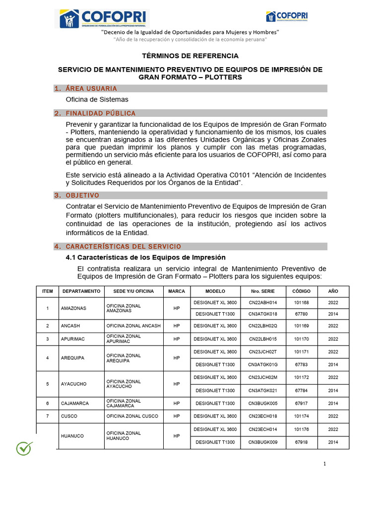 Mantenimiento Preventivo de Plotters HP | PDF | Corrupción política