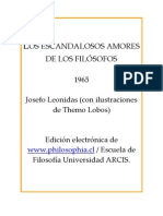 Leonidas, Josefo - Los Escandalosos Amores de Los Filosofos