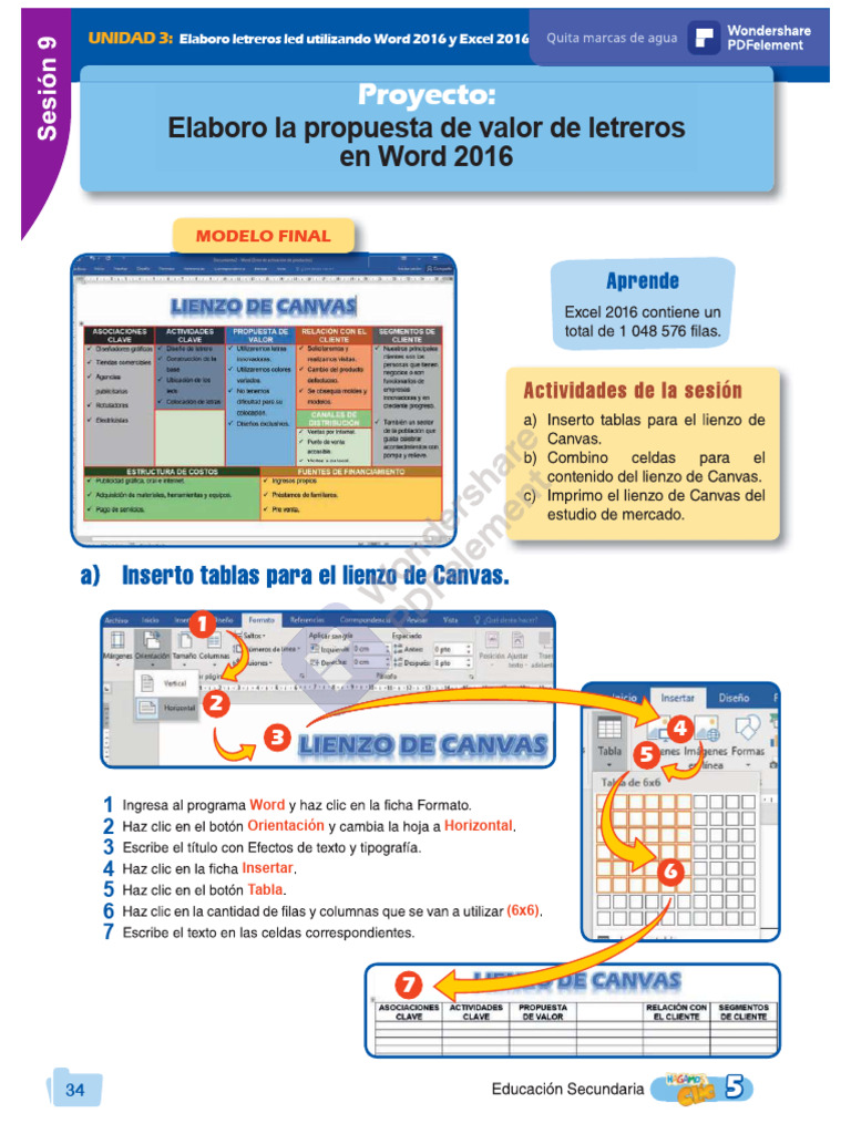 Guia - Tema 9 - 5to Secundaria | PDF | Microsoft | Software de ...