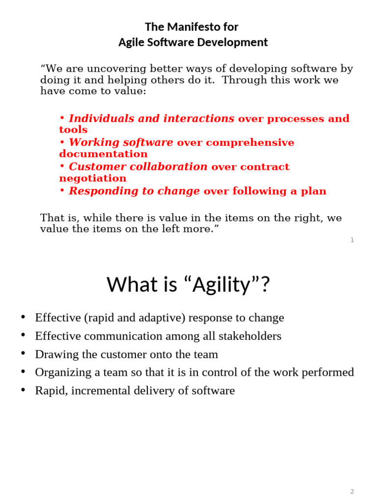 Overview of Agile Software Models | PDF | Agile Software Development ...