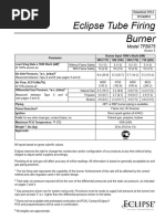 Eclipse AirHeat Burner Specifications | PDF | Natural Gas | Combustion