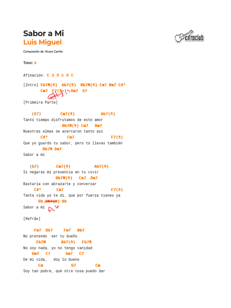 Letras y acordes de 