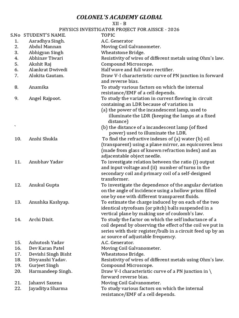 Physics Project Xii - b ( 2026) | PDF | Inductor | Transformer