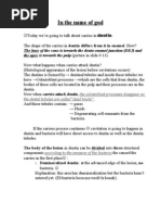 Lecture 2 Classification of Dental Caries