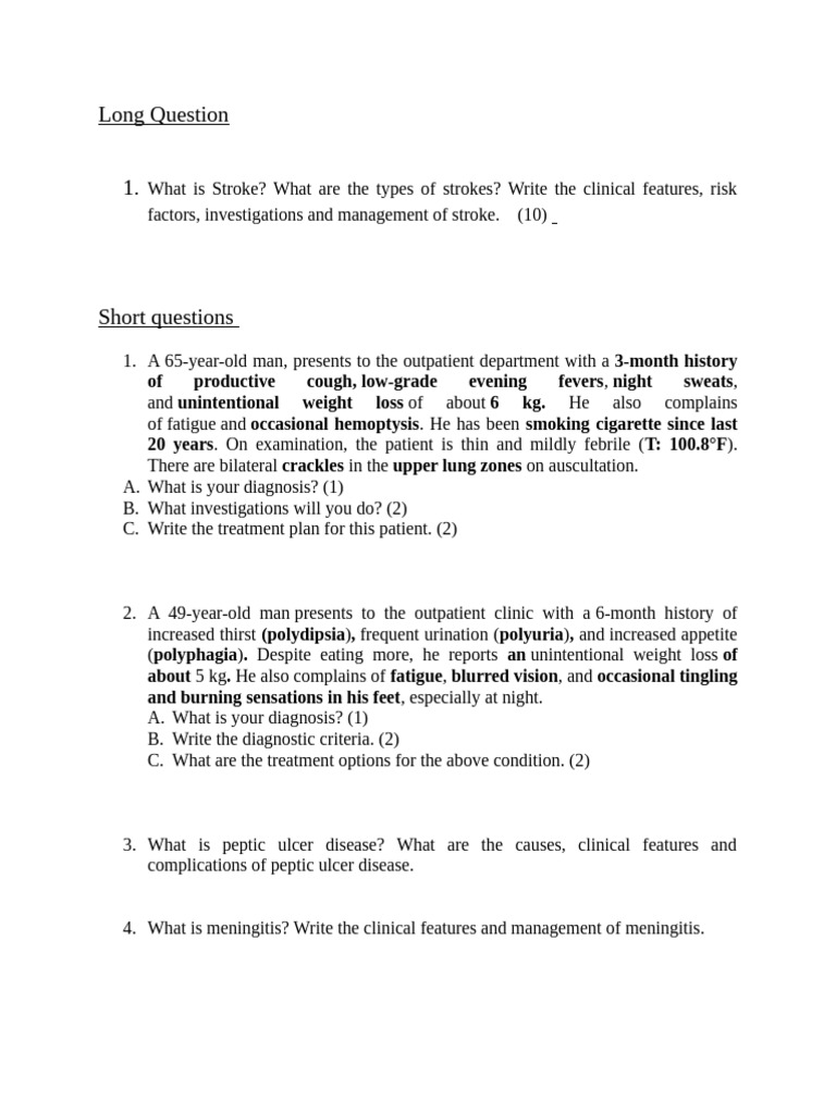 HA 2nd Year Question Paper | PDF