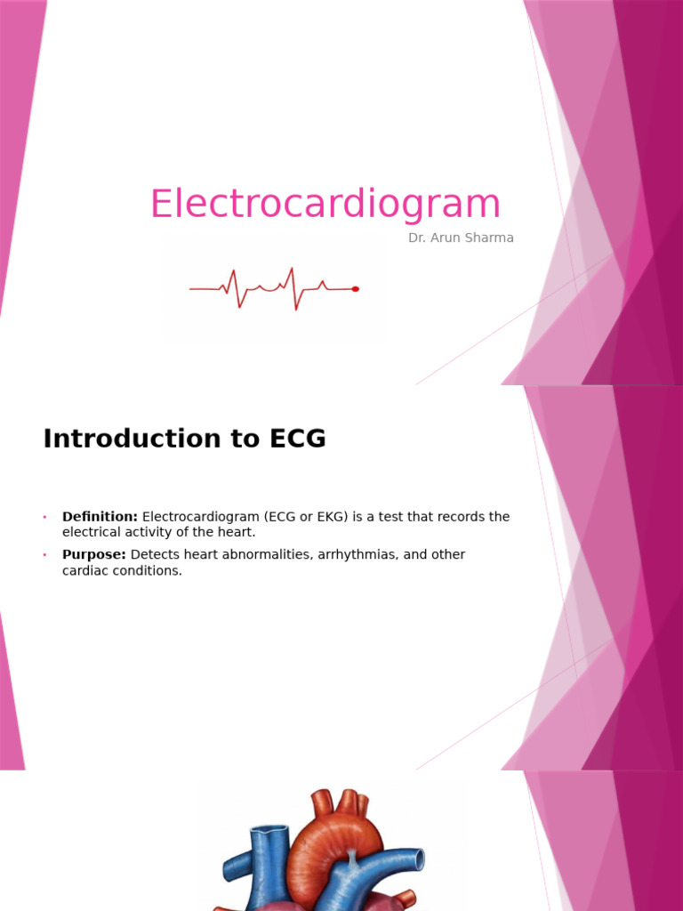 ECG Fundamentals for CME | PDF | Electrocardiography | Circulatory System