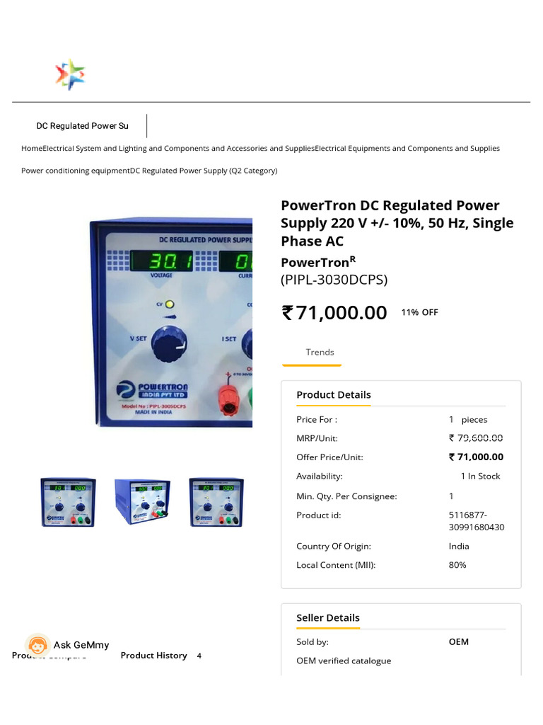 DC Rps Gem Not. | PDF | Power Supply | Electrical Engineering
