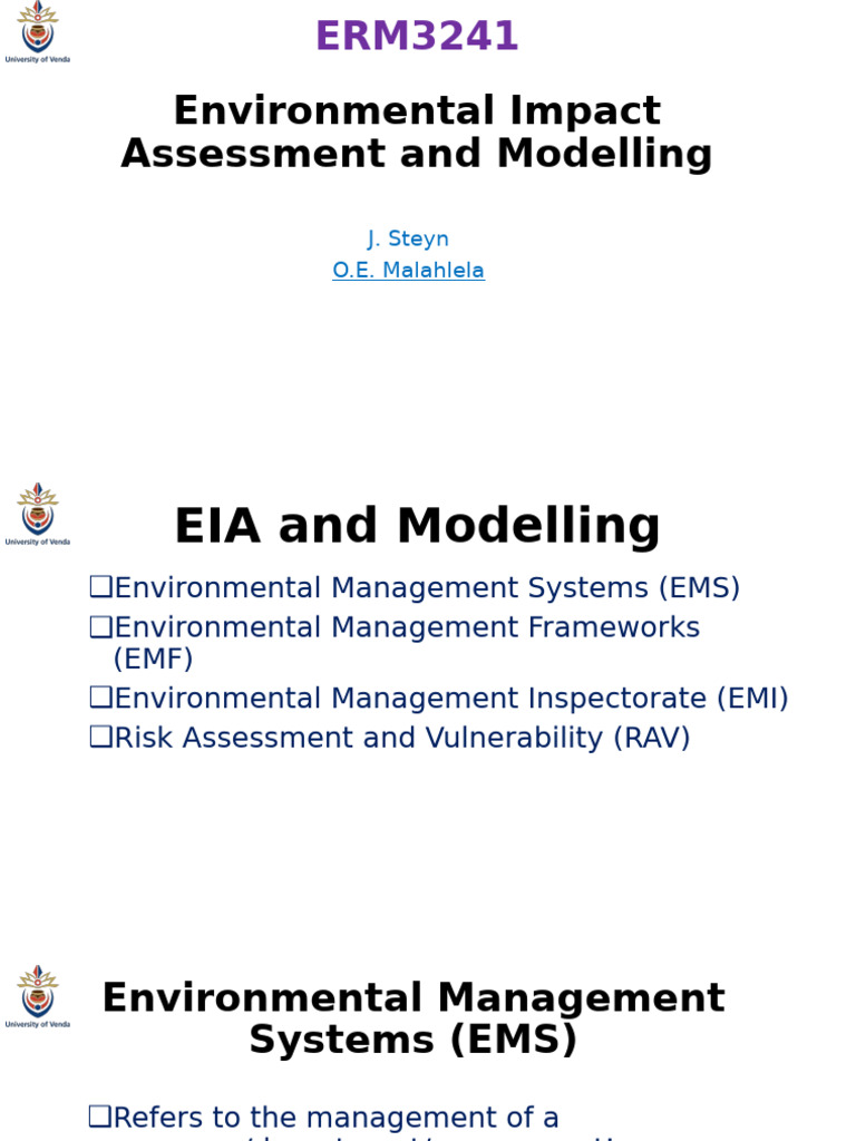 Erm3241 2022 Ems | PDF | Flood | Policy