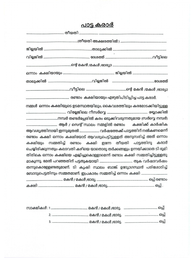 Patta Karar | PDF
