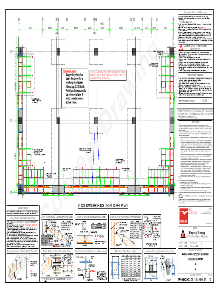 Inclined Column Formwork Details | PDF | Civil Law (Legal System ...
