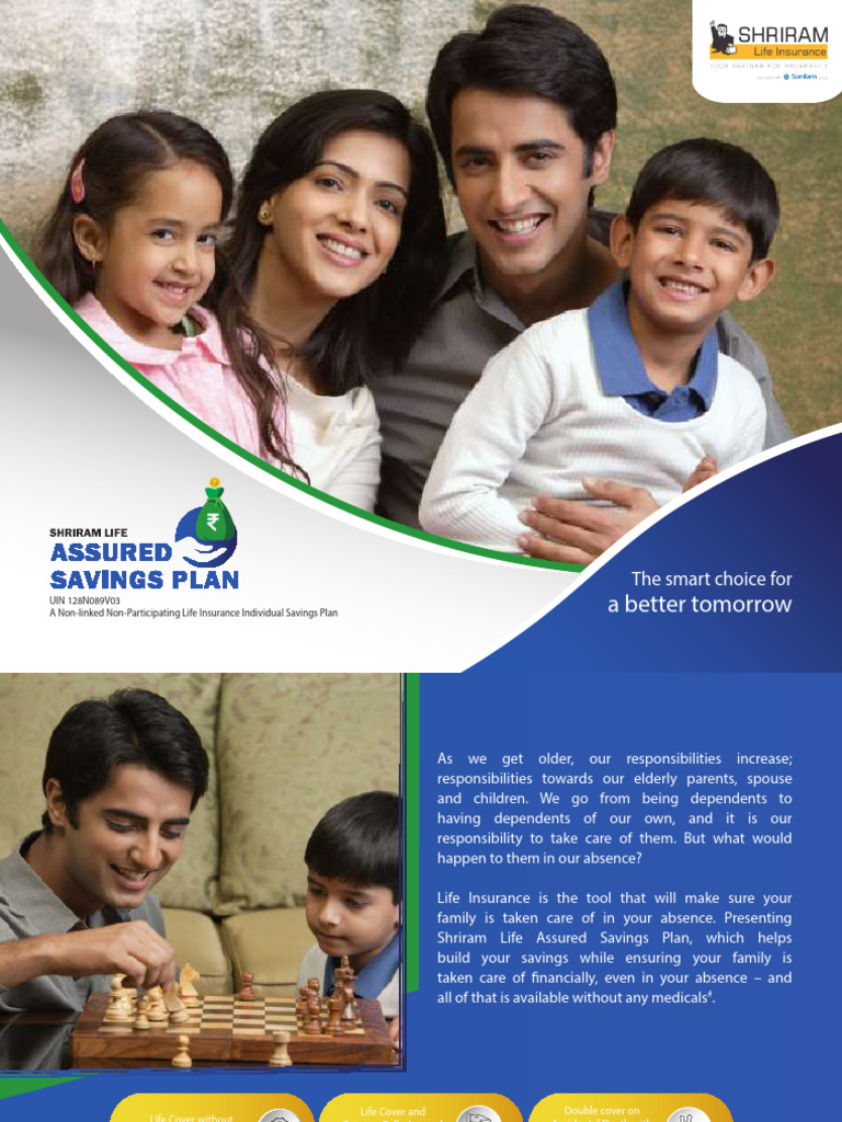 Shriram Life Assured Savings Plan Guide | PDF | Insurance | Life Insurance