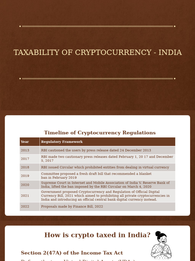 Crypto Taxation in India Explained | PDF | Cryptocurrency | Taxes
