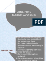 Manajemen Sumber Dana Bank